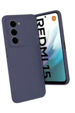 Uray store Xiaomi Redmi 15 4G Auto Focus Karbon Kapak - Lacivert - Görsel 3