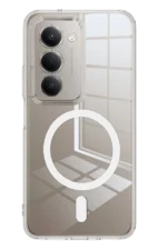 Uray store Xiaomi Redmi 15 4G Combo Sert Şeffaf Magsafe Kapak - Şeffaf - Görsel 2