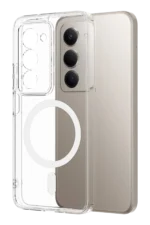 Uray store Xiaomi Redmi 15 4G Combo Sert Şeffaf Magsafe Kapak - Şeffaf