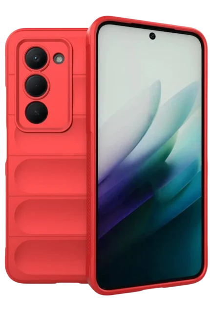 Uray store Xiaomi Redmi 15 4G Optimum Silikon - Kırmızı