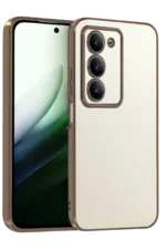Uray store Xiaomi Redmi 15 4G Razer Lensli Silikon - Çöl Titanyum