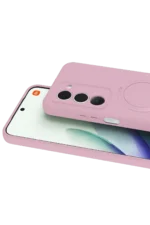 Uray store Xiaomi Redmi 15 4G Regal Magsafe Standlı Kapak - Açık Pembe - Görsel 3