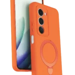 Uray store Xiaomi Redmi 15 4G Regal Magsafe Standlı Kapak - Turuncu