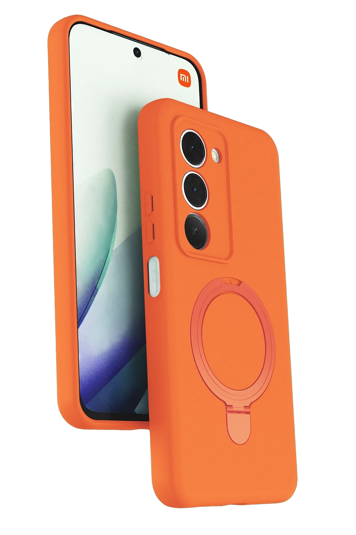 newface-xiaomi-redmi-15-5g-regal-magsafe-standli-kapak-turuncu-default Uray store Xiaomi Redmi 15 4G Regal Magsafe Standlı Kapak - Turuncu - Görsel 1