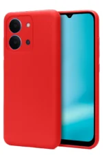 Uray store Xiaomi Redmi 15C 4G First Silikon - Kırmızı