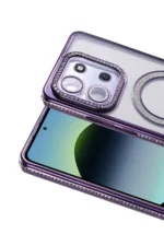 Uray store Xiaomi Redmi 15C 4G Joke Simli Magneticsafe Kılıf - Derin Mor - Görsel 2