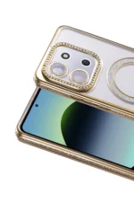 Uray store Xiaomi Redmi 15C 4G Joke Simli Magneticsafe Kılıf - Gold - Görsel 2