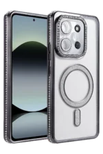 Uray store Xiaomi Redmi 15C 4G Joke Simli Magneticsafe Kılıf - Siyah