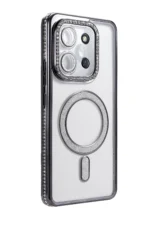 Uray store Xiaomi Redmi 15C 4G Joke Simli Magneticsafe Kılıf - Siyah - Görsel 3