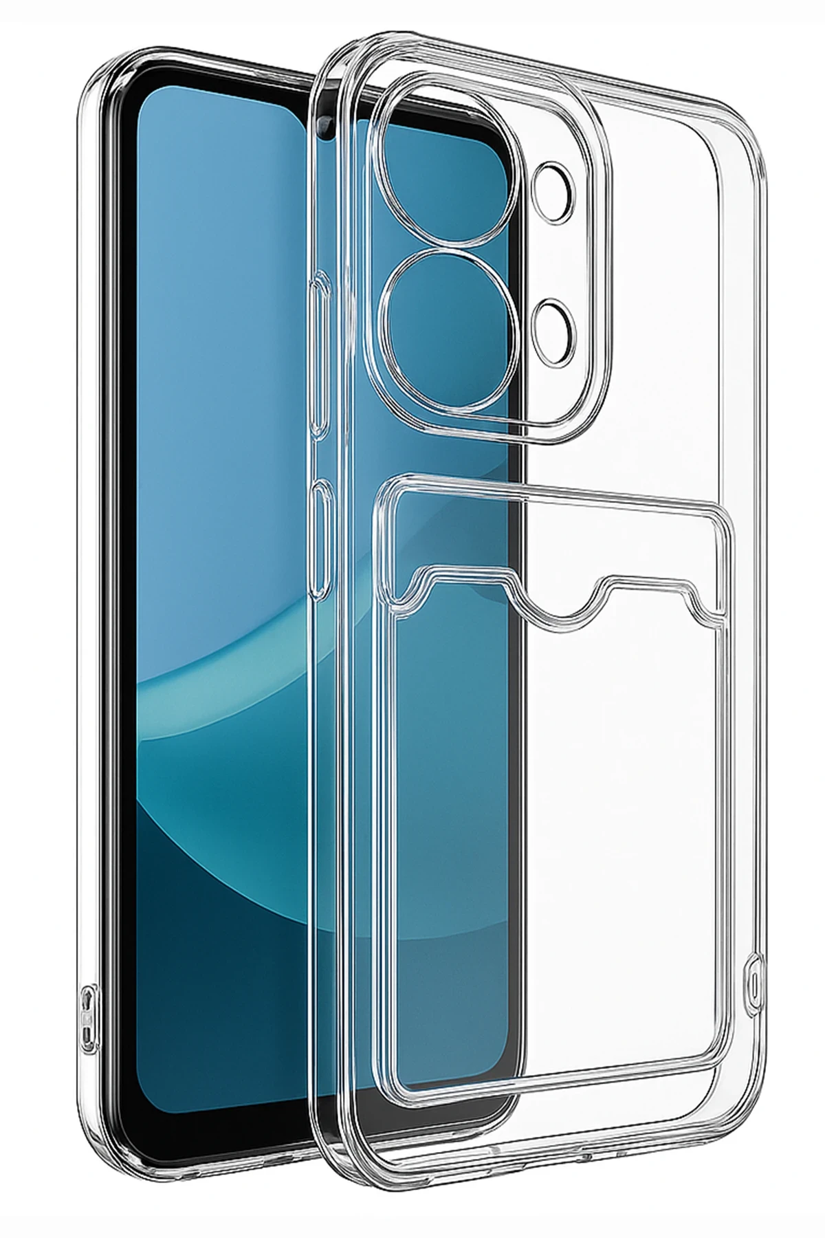 newface-xiaomi-redmi-15c-4g-kilif-kart-seffaf-silikon-seffaf-default Uray store Xiaomi Redmi 15C 4G Kılıf Kart Şeffaf Silikon - Şeffaf - Görsel 1