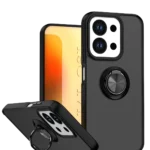 Uray store Xiaomi Redmi 15C 4G Montreal Yüzüklü Silikon Kapak - Siyah