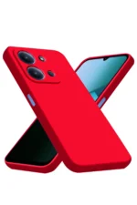 Uray store Xiaomi Redmi 15C 4G Nano içi Kadife Silikon - Kırmızı
