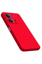 Uray store Xiaomi Redmi 15C 4G Nano içi Kadife Silikon - Kırmızı - Görsel 3