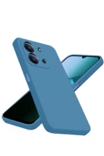 Uray store Xiaomi Redmi 15C 4G Nano içi Kadife Silikon - Mavi - Görsel 3