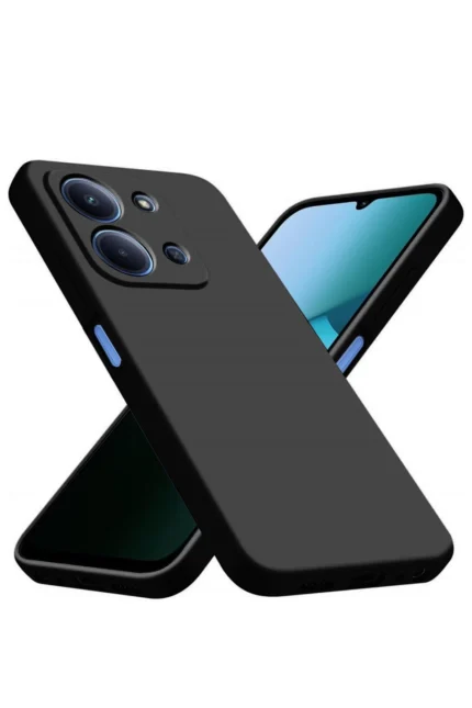 Uray store Xiaomi Redmi 15C 4G Nano içi Kadife Silikon - Siyah