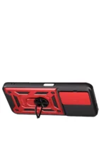 Uray store Xiaomi Redmi 15C 4G Pars Lens Yüzüklü Silikon - Kırmızı - Görsel 2