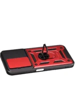 Uray store Xiaomi Redmi 15C 4G Pars Lens Yüzüklü Silikon - Kırmızı - Görsel 3