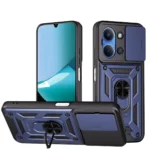 Uray store Xiaomi Redmi 15C 4G Pars Lens Yüzüklü Silikon - Lacivert