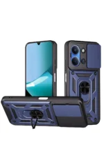 Uray store Xiaomi Redmi 15C 4G Pars Lens Yüzüklü Silikon - Lacivert