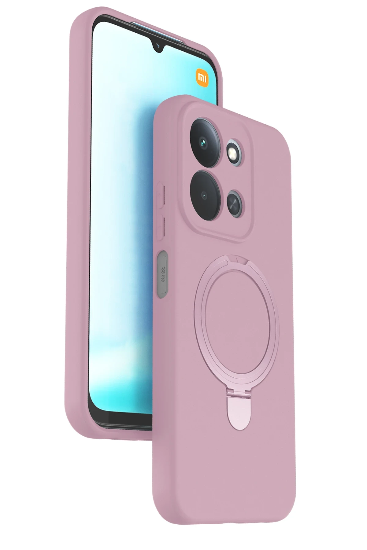 newface-xiaomi-redmi-15c-4g-regal-magsafe-standli-kapak-acik-pembe-default Uray store Xiaomi Redmi 15C 4G Regal Magsafe Standlı Kapak - Açık Pembe - Görsel 1