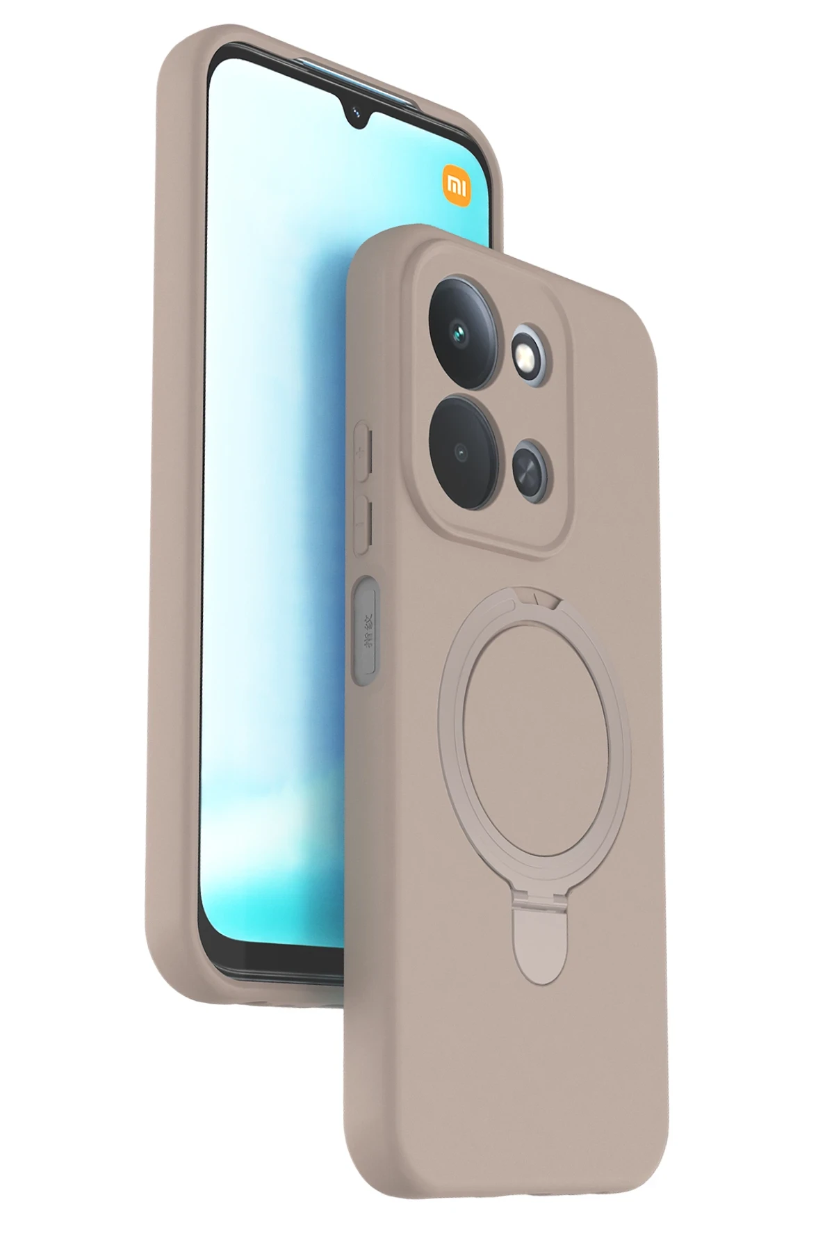 newface-xiaomi-redmi-15c-4g-regal-magsafe-standli-kapak-col-titanyum-default Uray store Xiaomi Redmi 15C 4G Regal Magsafe Standlı Kapak - Çöl Titanyum - Görsel 1