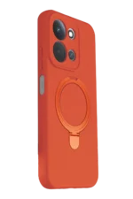 Uray store Xiaomi Redmi 15C 4G Regal Magsafe Standlı Kapak - Turuncu - Görsel 3
