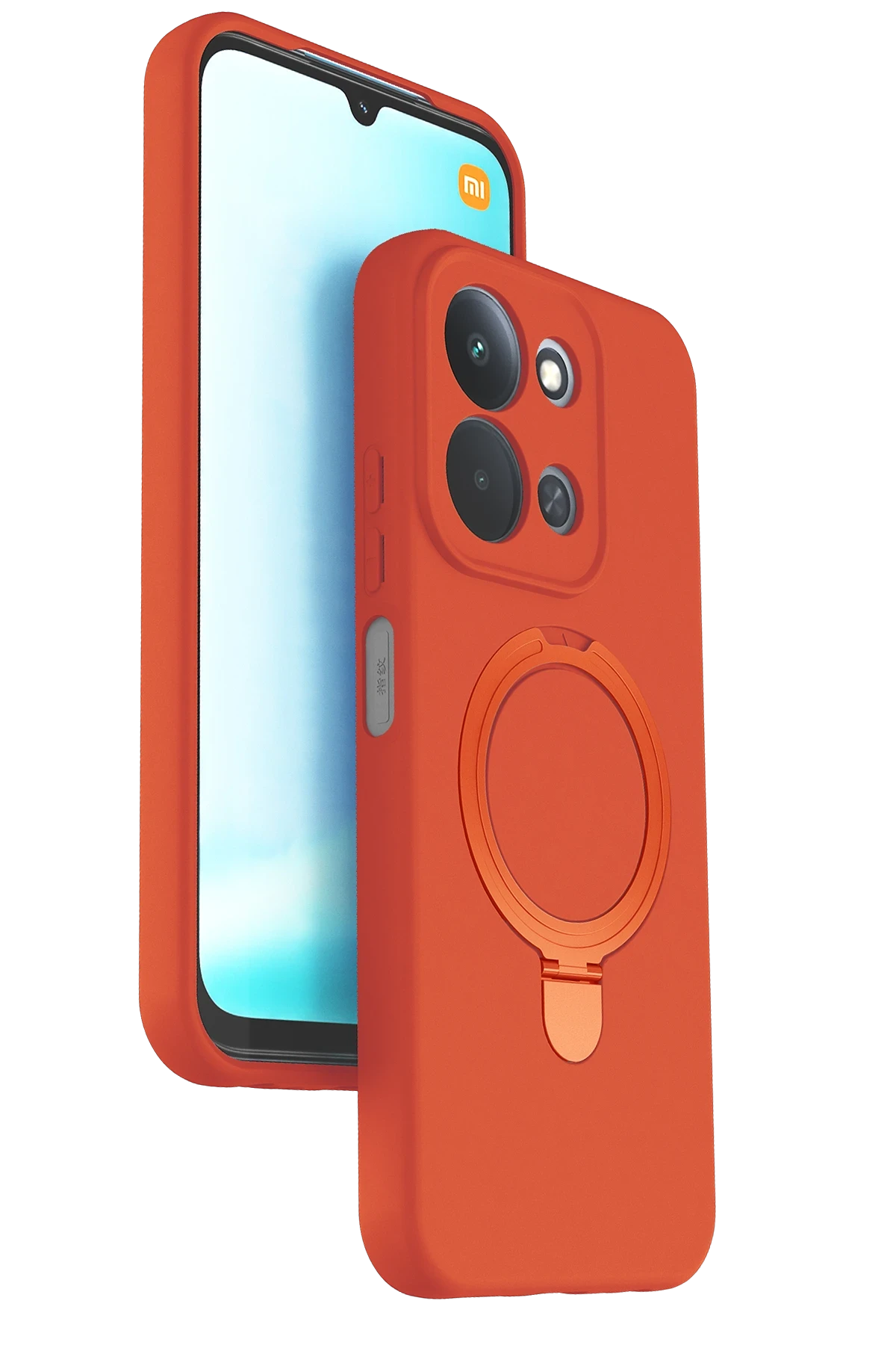 newface-xiaomi-redmi-15c-4g-regal-magsafe-standli-kapak-turuncu-default Uray store Xiaomi Redmi 15C 4G Regal Magsafe Standlı Kapak - Turuncu - Görsel 1