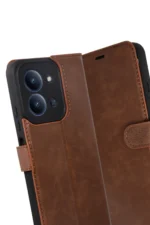Uray store Xiaomi Redmi 15C 4G Trend S Plus Kapaklı Kılıf - Taba - Görsel 3