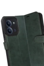 Uray store Xiaomi Redmi 15C 4G Trend S Plus Kapaklı Kılıf - Yeşil - Görsel 3