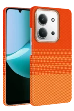 Uray store Xiaomi Redmi 15C 4G Vega Magsafe Kapak - Turuncu