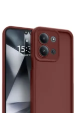 Uray store Xiaomi Redmi 15C 4G Viera Silikon - Bordo - Görsel 2