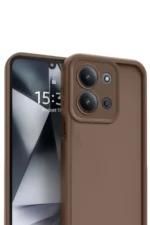 Uray store Xiaomi Redmi 15C 4G Viera Silikon - Kahverengi - Görsel 3