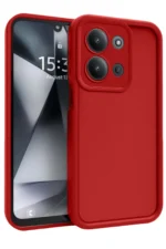 Uray store Xiaomi Redmi 15C 4G Viera Silikon - Kırmızı