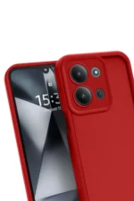 Uray store Xiaomi Redmi 15C 4G Viera Silikon - Kırmızı - Görsel 3