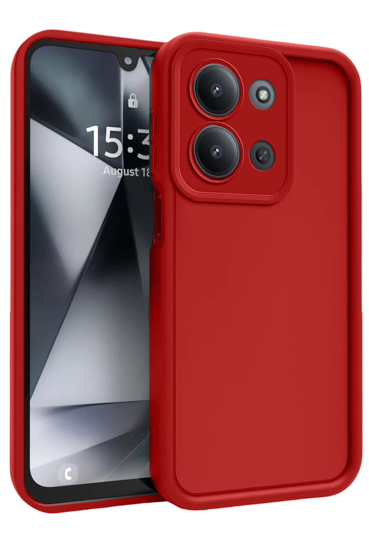 newface-xiaomi-redmi-15c-4g-viera-silikon-kirmizi-default Uray store Xiaomi Redmi 15C 4G Viera Silikon - Kırmızı - Görsel 1