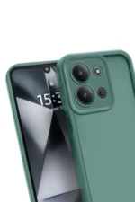 Uray store Xiaomi Redmi 15C 4G Viera Silikon - Koyu Yeşil - Görsel 2