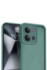 Uray store Xiaomi Redmi 15C 4G Viera Silikon - Koyu Yeşil - Görsel 3