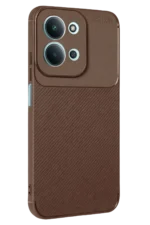 Uray store Xiaomi Redmi 15C 5G Auto Focus Karbon Kapak - Kahverengi
