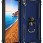 Uray store Xiaomi Redmi 7A Kılıf Sofya Yüzüklü Silikon Kapak - Lacivert