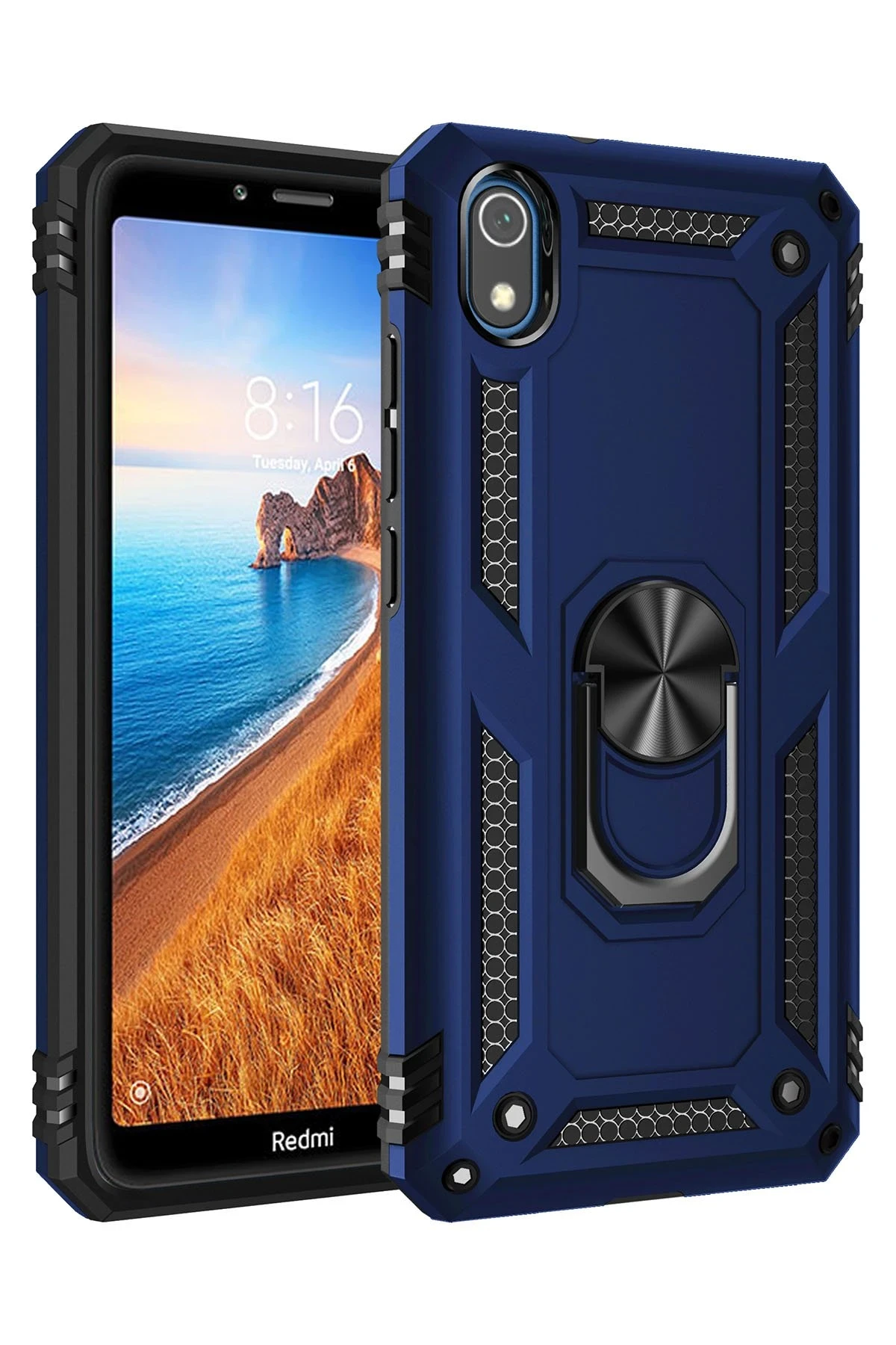 newface-xiaomi-redmi-7a-kilif-sofya-yuzuklu-silikon-kapak-lacivert-default Uray store Xiaomi Redmi 7A Kılıf Sofya Yüzüklü Silikon Kapak - Lacivert - Görsel 1