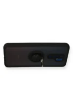 Uray store Xiaomi Redmi 9 Kılıf Montreal Yüzüklü Silikon Kapak - Siyah - Görsel 3