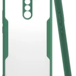 Uray store Xiaomi Redmi 9 Kılıf Platin Silikon - Yeşil