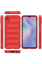 Uray store Xiaomi Redmi 9A Kılıf Optimum Silikon - Kırmızı - Görsel 3