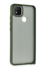 Uray store Xiaomi Redmi 9C Kılıf Elegant Kapak - Yeşil