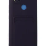 Uray store Xiaomi Redmi 9C Kılıf Kelvin Kartvizitli Silikon - Derin Mor