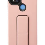 Uray store Xiaomi Redmi 9C Kılıf Mega Standlı Silikon - Pudra