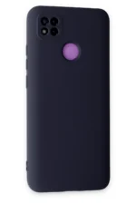 Uray store Xiaomi Redmi 9C Kılıf Nano içi Kadife Silikon - Lacivert - Görsel 3