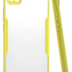 Uray store Xiaomi Redmi 9C Kılıf Platin Silikon - Sarı