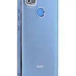 Uray store Xiaomi Redmi 9C Kılıf Razer Lensli Silikon - Açık Mavi