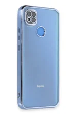 Uray store Xiaomi Redmi 9C Kılıf Razer Lensli Silikon - Açık Mavi